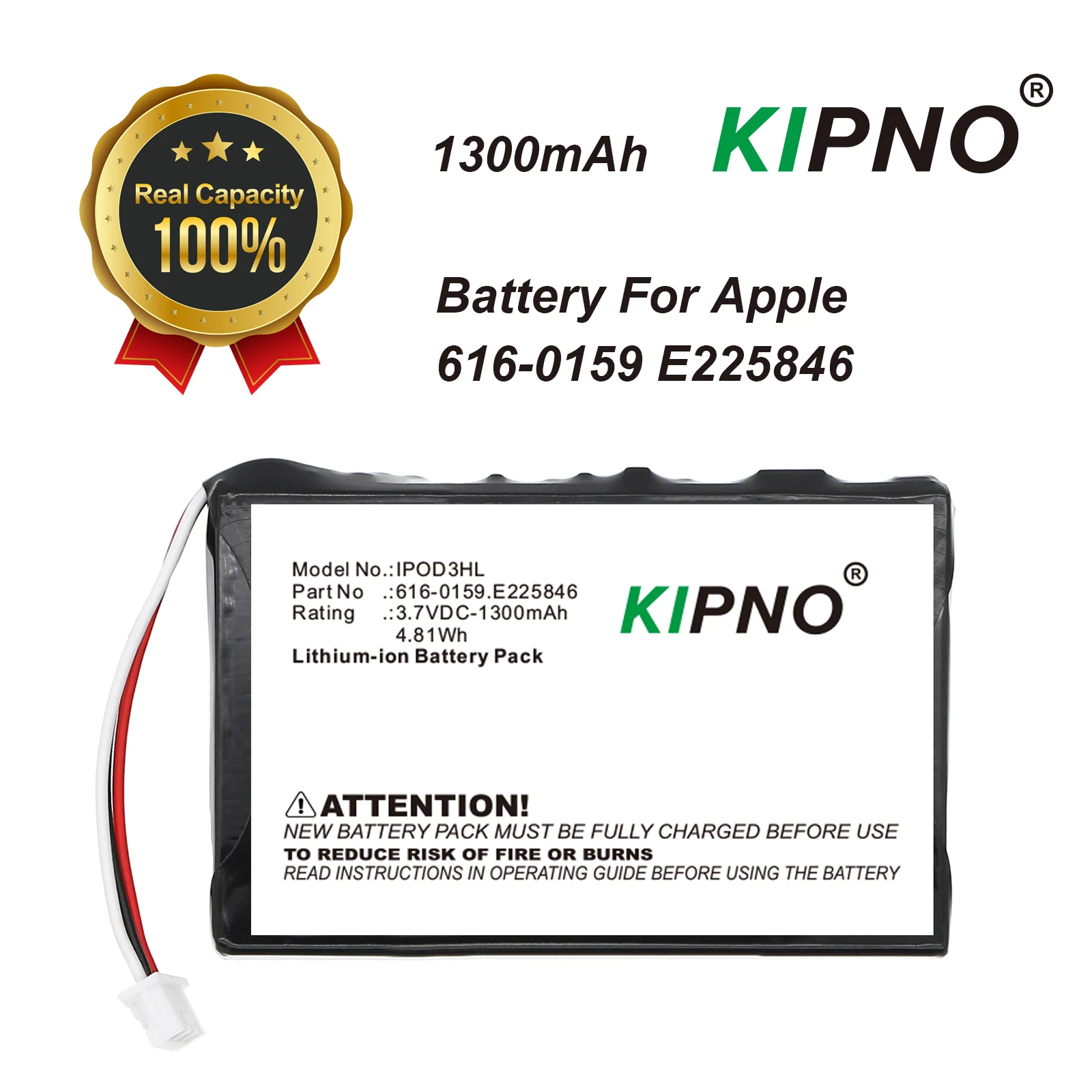 Phone Battery Replacement - Bateria KIPNO do iPoda 3 3G