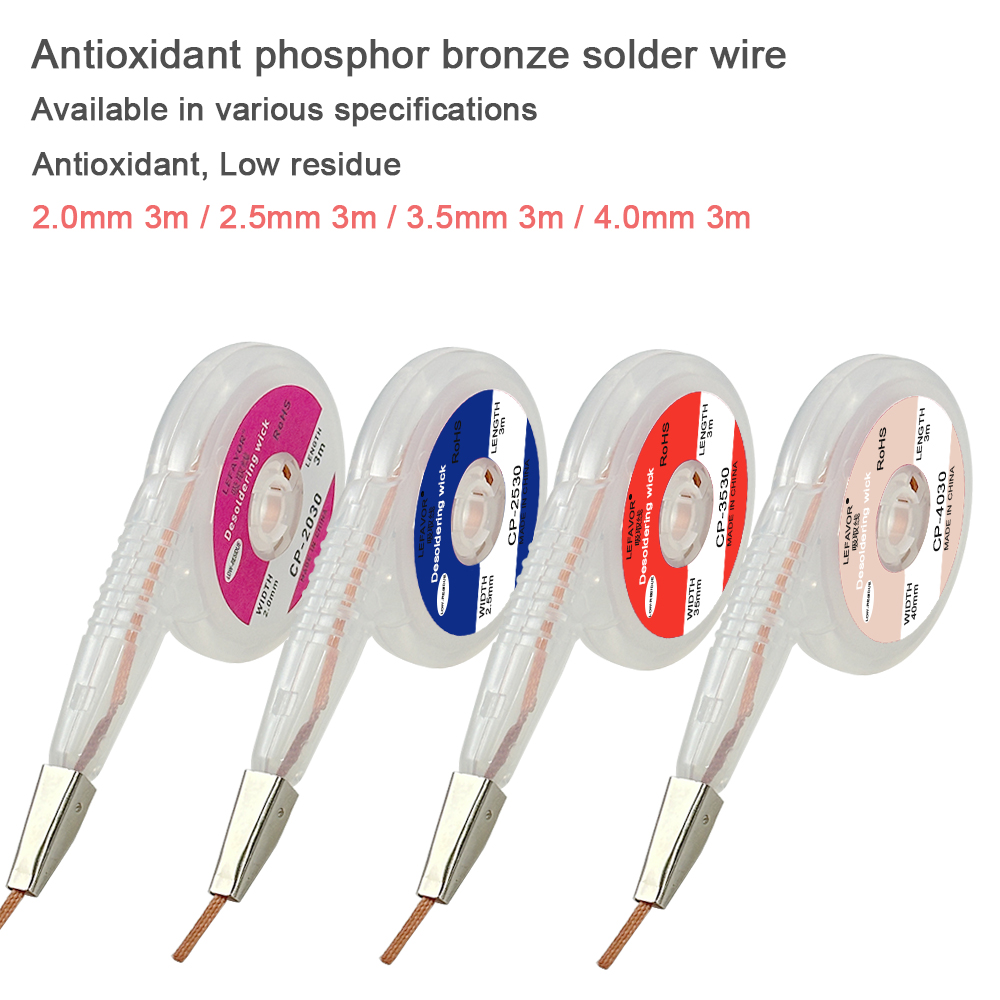Solder Wick Braid - Mocny oplot do rozlutowywania 1,5/2,0/2,5/3,0/3,5/4 mm
