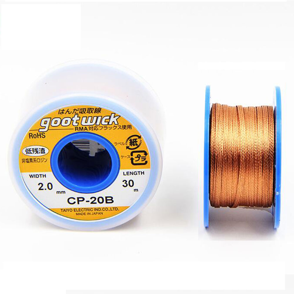 Solder Wick Braid - Japonia oryginalny Goot Wick 30/20/15M knoty