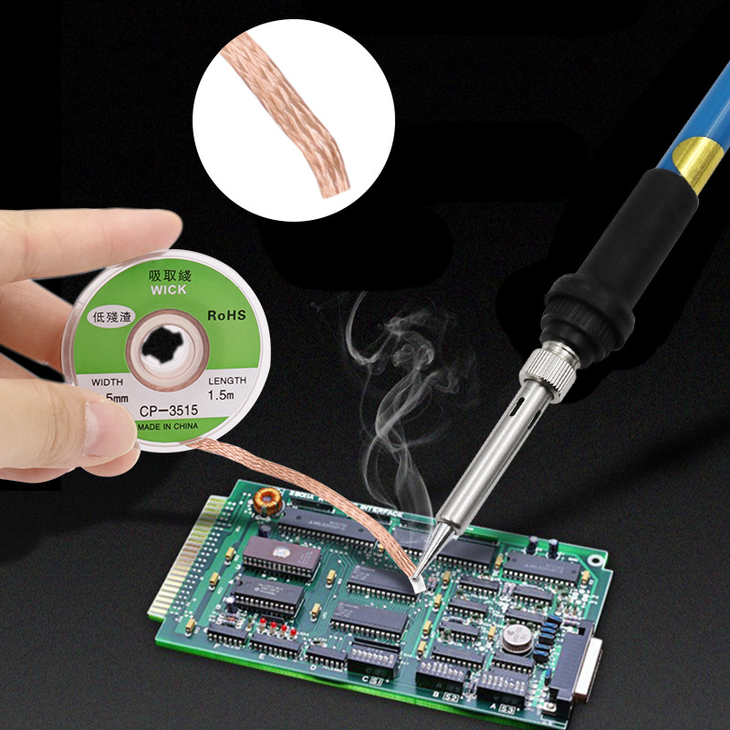 Odlutowywanie oplotu siatkoweg – Solder Wick Braid recenzja i cena