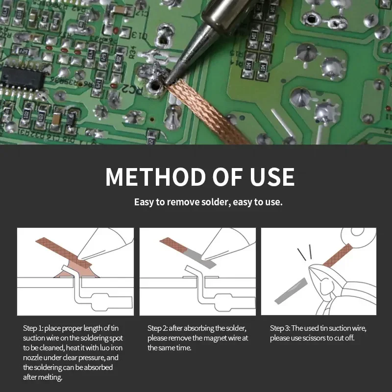 Sznurek lutowniczy o szerokośc – Solder Wick Braid recenzja i cena