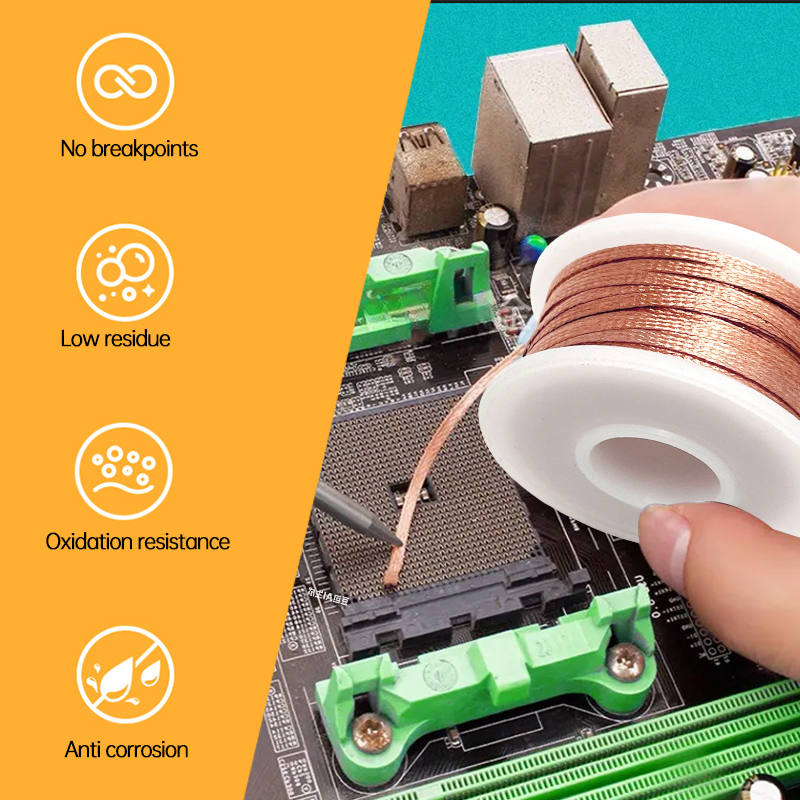 Drut do rozlutowywania miedzia – Solder Wick Braid recenzja i cena